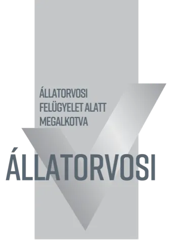 Állatorvosi felügyelet alatt megalkotva
